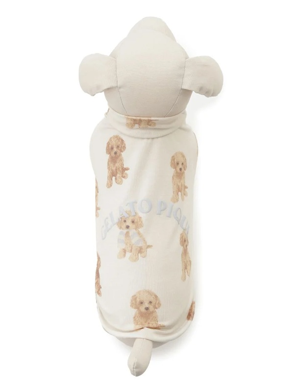 gelato pique（ジェラートピケ）【CAT&DOG】【販路限定商品】トイプードル柄プルオーバー