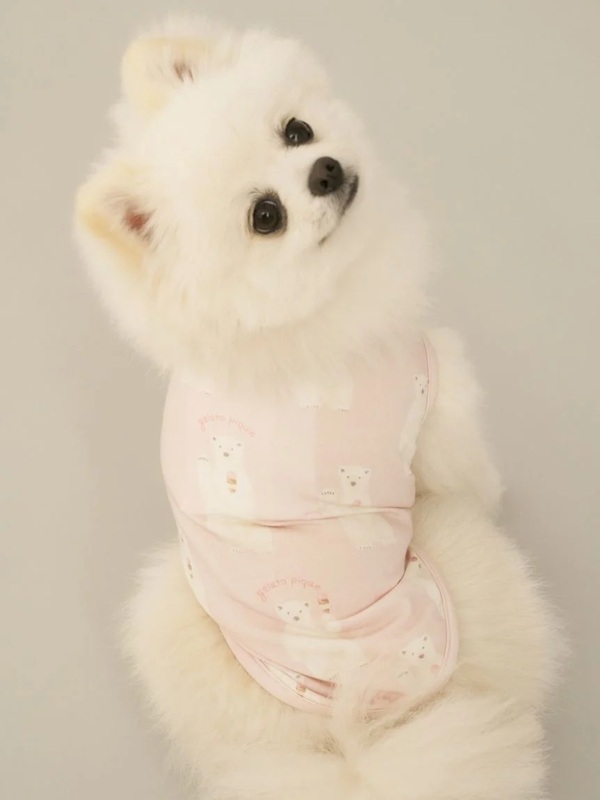 gelato pique（ジェラートピケ）【CAT&DOG】【販路限定商品】シロクマ柄COOLINGウェア｜全3色