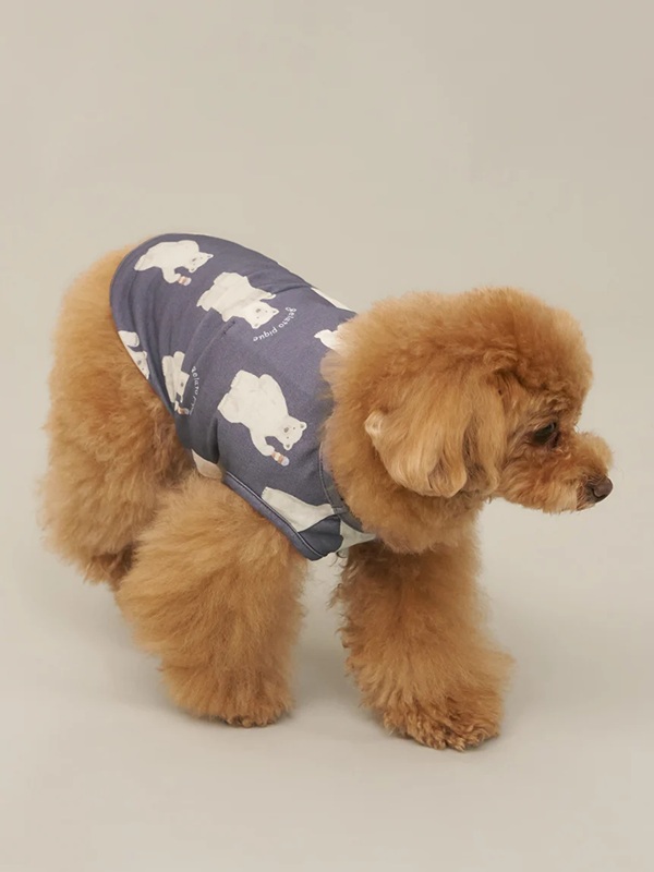 gelato pique（ジェラートピケ）【CAT&DOG】【販路限定商品】シロクマ柄COOLINGウェア｜全3色