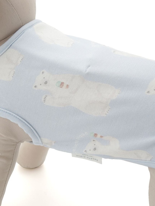 gelato pique（ジェラートピケ）【CAT&DOG】【販路限定商品】シロクマ柄COOLINGウェア｜全3色