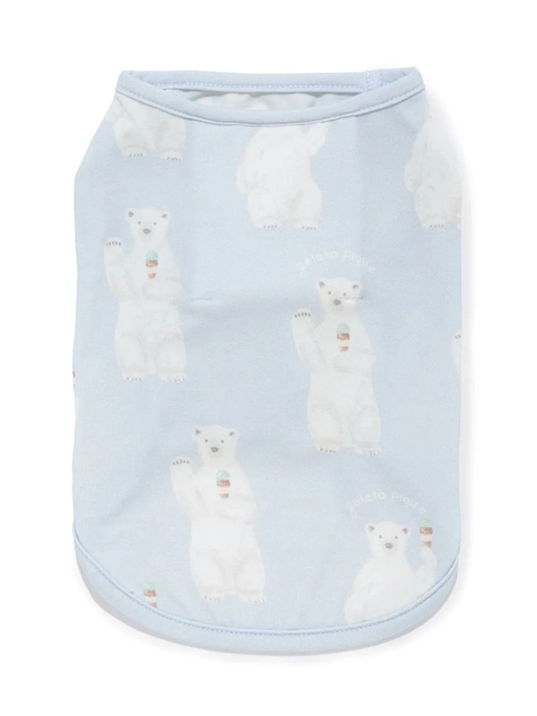 gelato pique（ジェラートピケ）【CAT&DOG】【販路限定商品】シロクマ柄COOLINGウェア｜全3色