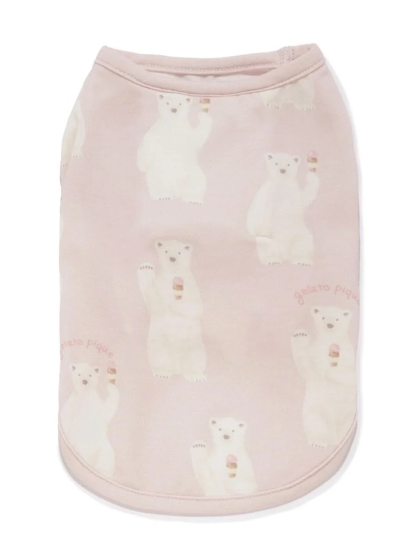 gelato pique（ジェラートピケ）【CAT&DOG】【販路限定商品】シロクマ柄COOLINGウェア｜全3色