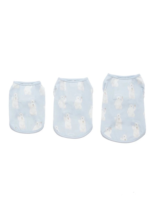 gelato pique（ジェラートピケ）【CAT&DOG】【販路限定商品】シロクマ柄COOLINGウェア｜全3色