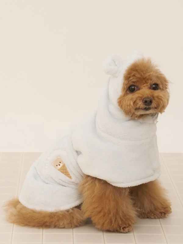 gelato pique（ジェラートピケ）【CAT&DOG】【販路限定商品】マイクロファイバーガウン｜全2色
