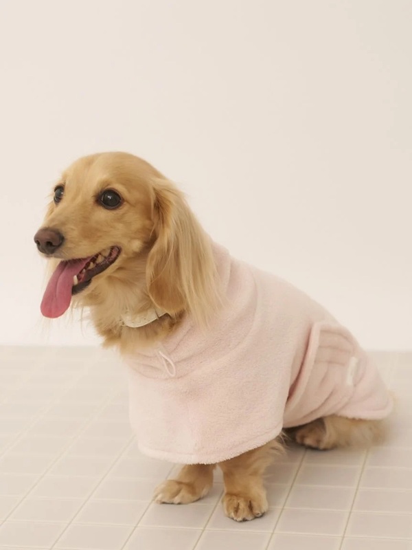gelato pique（ジェラートピケ）【CAT&DOG】【販路限定商品】マイクロファイバーガウン｜全2色