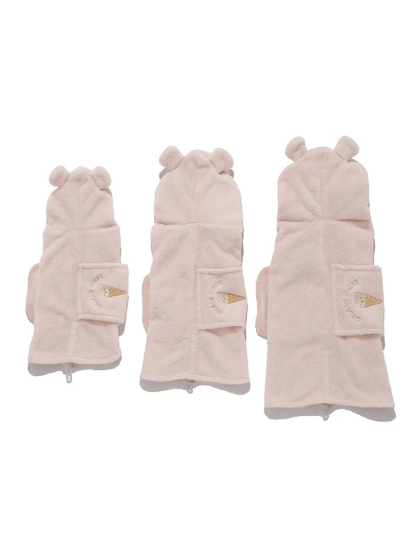 gelato pique（ジェラートピケ）【CAT&DOG】【販路限定商品】マイクロファイバーガウン｜全2色
