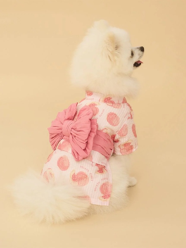 gelato pique（ジェラートピケ）【CAT&DOG】【販路限定商品】浴衣｜全4色