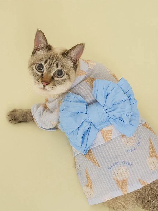 gelato pique（ジェラートピケ）【CAT&DOG】【販路限定商品】浴衣｜全4色