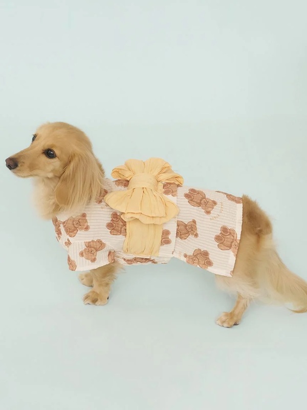 gelato pique（ジェラートピケ）【CAT&DOG】【販路限定商品】ダックスフンド浴衣｜全4色