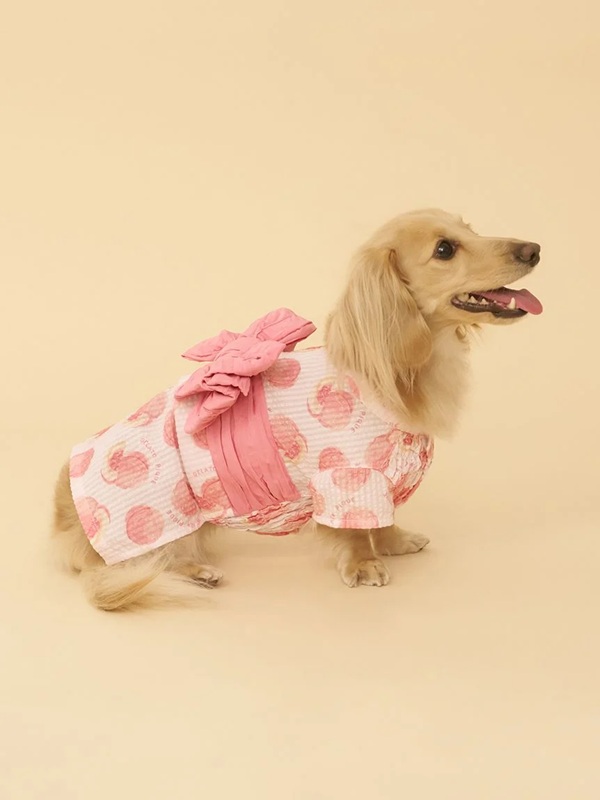gelato pique（ジェラートピケ）【CAT&DOG】【販路限定商品】ダックスフンド浴衣｜全4色