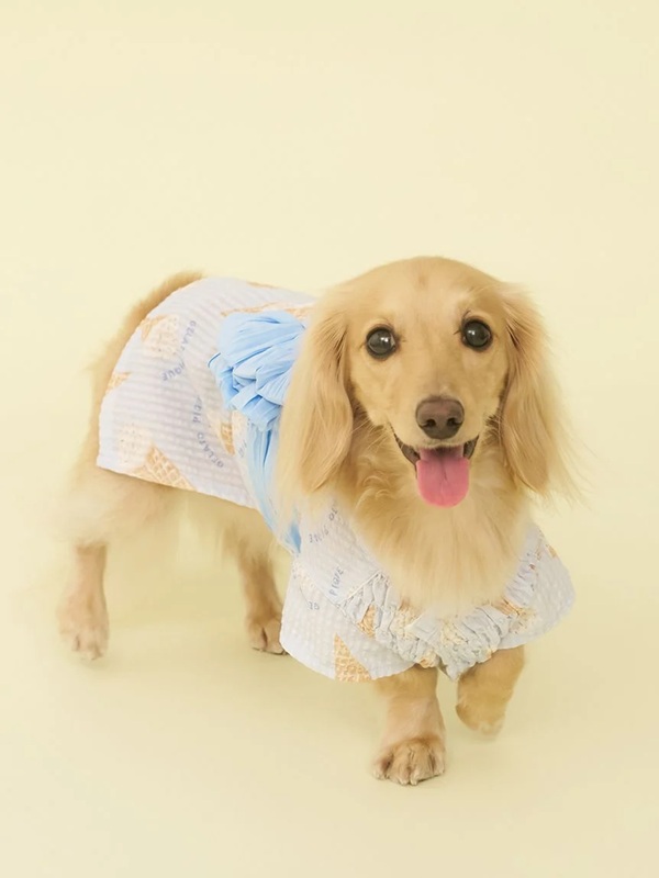 gelato pique（ジェラートピケ）【CAT&DOG】【販路限定商品】ダックスフンド浴衣｜全4色