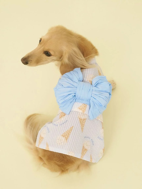 gelato pique（ジェラートピケ）【CAT&DOG】【販路限定商品】ダックスフンド浴衣｜全4色