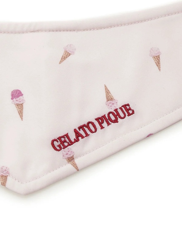 gelato pique（ジェラートピケ）【CAT&DOG】【販路限定商品】アイス柄保冷剤入れバンダナ｜全2色