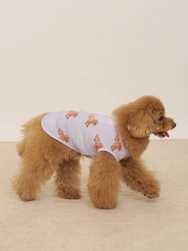 gelato pique（ジェラートピケ）【CAT&DOG】【販路限定商品】【接触冷感】サマープードル柄プルオーバー｜全3色
