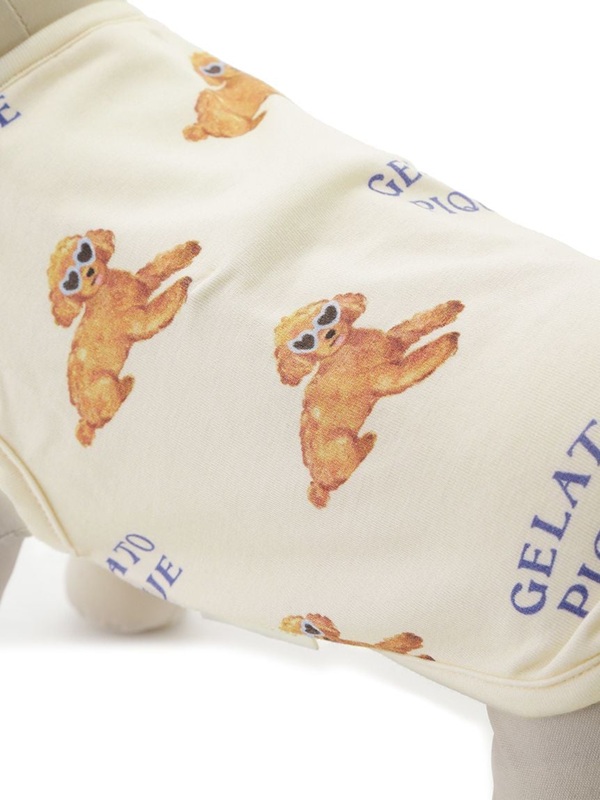 gelato pique（ジェラートピケ）【CAT&DOG】【販路限定商品】【接触冷感】サマープードル柄プルオーバー｜全3色