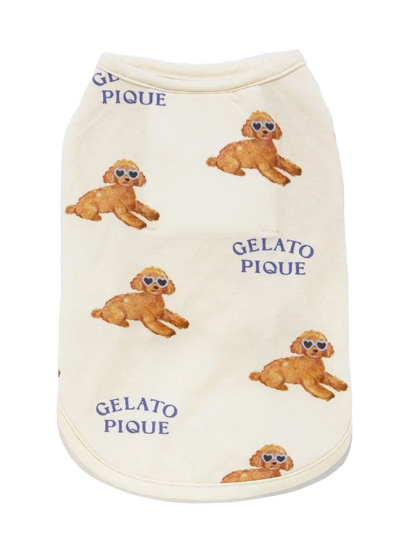 gelato pique（ジェラートピケ）【CAT&DOG】【販路限定商品】【接触冷感】サマープードル柄プルオーバー｜全3色