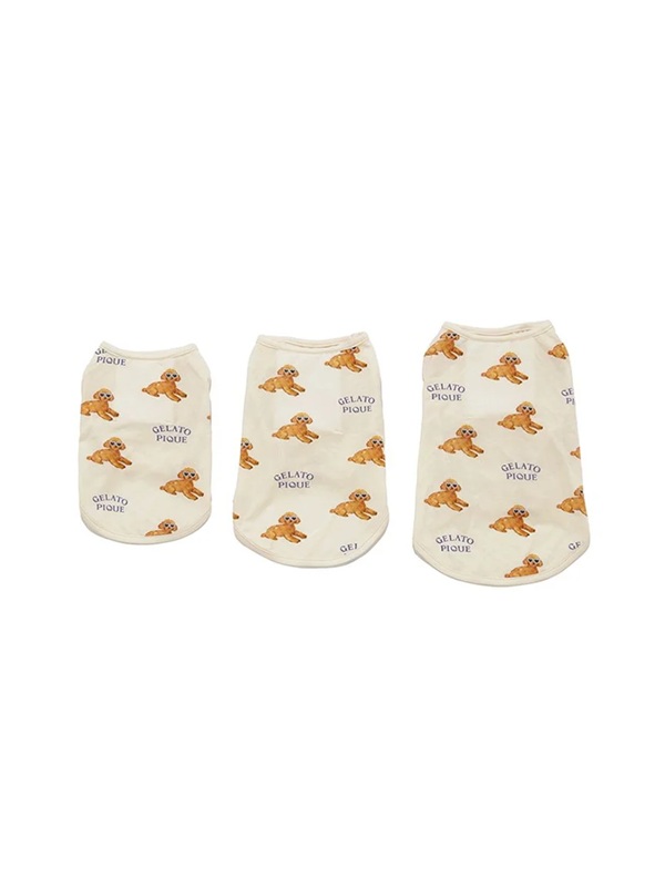 gelato pique（ジェラートピケ）【CAT&DOG】【販路限定商品】【接触冷感】サマープードル柄プルオーバー｜全3色