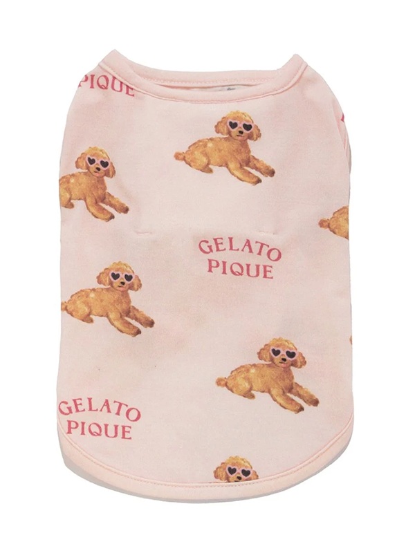 gelato pique（ジェラートピケ）【CAT&DOG】【販路限定商品】【接触冷感】サマープードル柄プルオーバー｜全3色