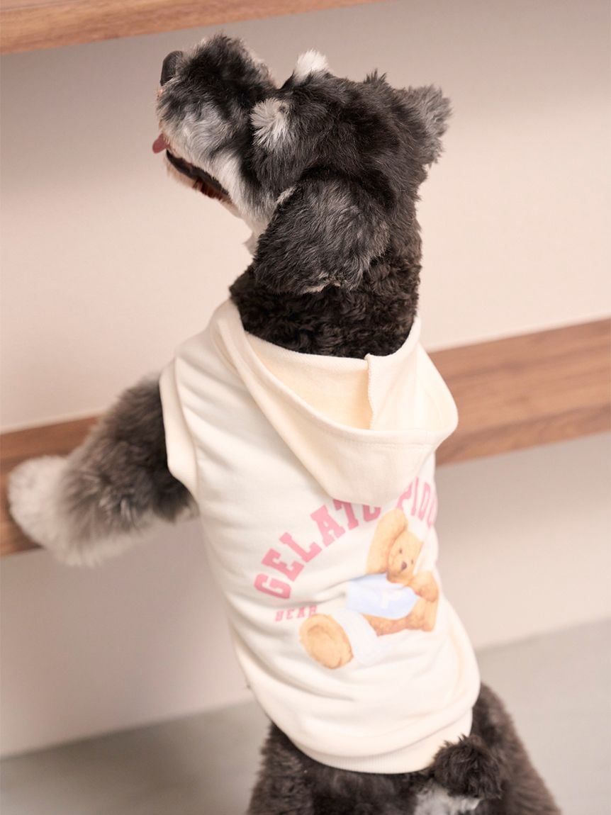 gelato pique（ジェラートピケ）【CAT&DOG】【販路限定商品】スポーティーベア裏毛プルオーバー｜全3色