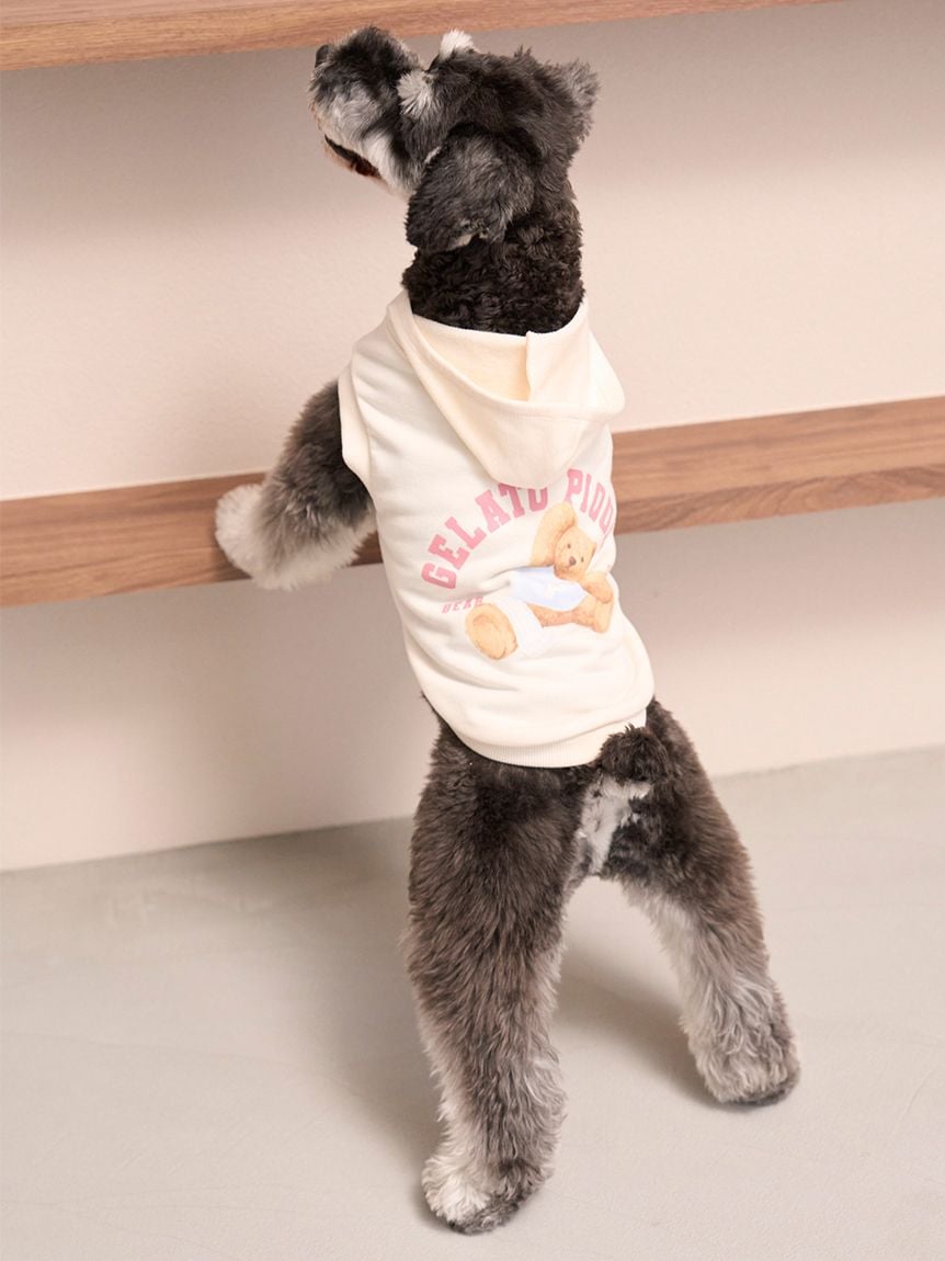 gelato pique（ジェラートピケ）【CAT&DOG】【販路限定商品】スポーティーベア裏毛プルオーバー｜全3色