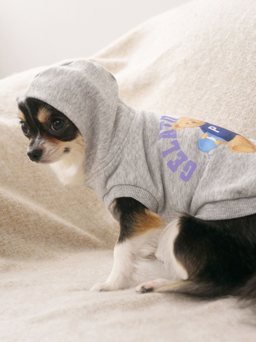 gelato pique（ジェラートピケ）【CAT&DOG】【販路限定商品】スポーティーベア裏毛プルオーバー｜全3色