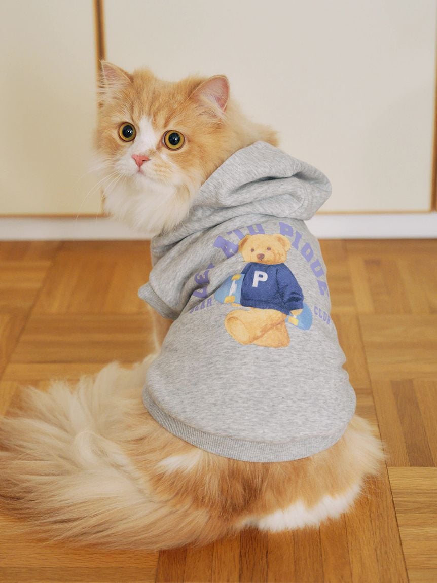gelato pique（ジェラートピケ）【CAT&DOG】【販路限定商品】スポーティーベア裏毛プルオーバー｜全3色