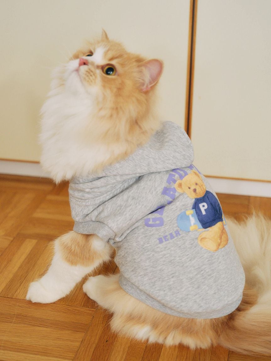 gelato pique（ジェラートピケ）【CAT&DOG】【販路限定商品】スポーティーベア裏毛プルオーバー｜全3色