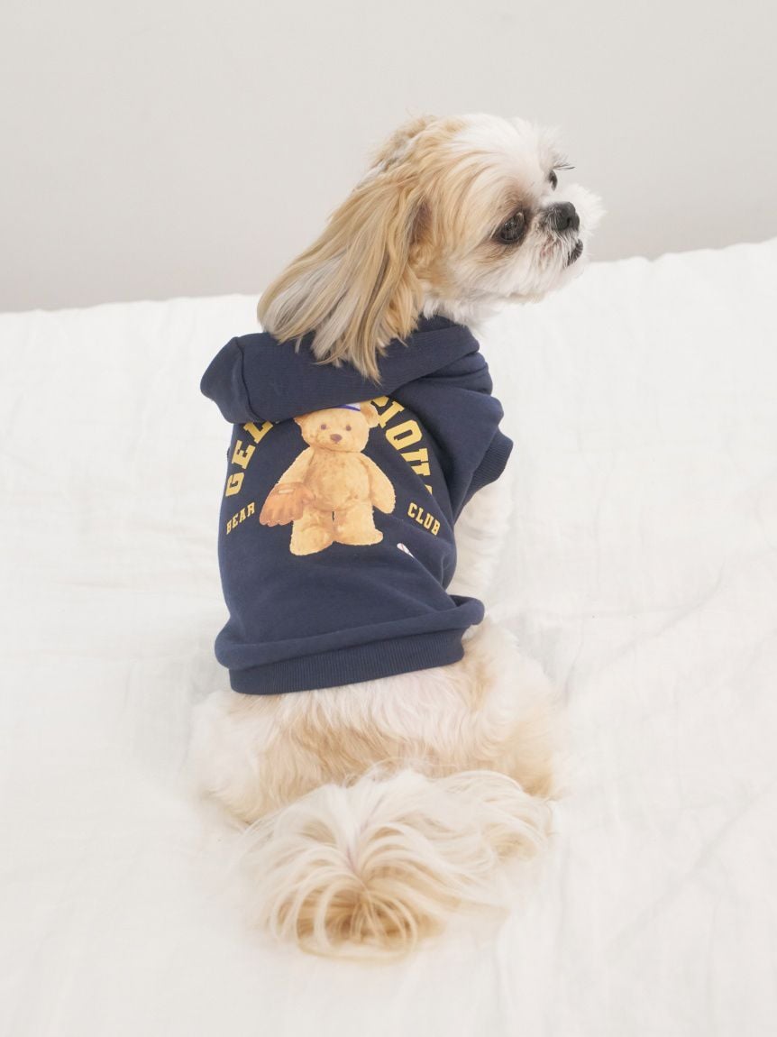 gelato pique（ジェラートピケ）【CAT&DOG】【販路限定商品】スポーティーベア裏毛プルオーバー｜全3色