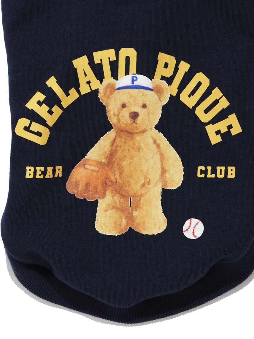 gelato pique（ジェラートピケ）【CAT&DOG】【販路限定商品】スポーティーベア裏毛プルオーバー｜全3色