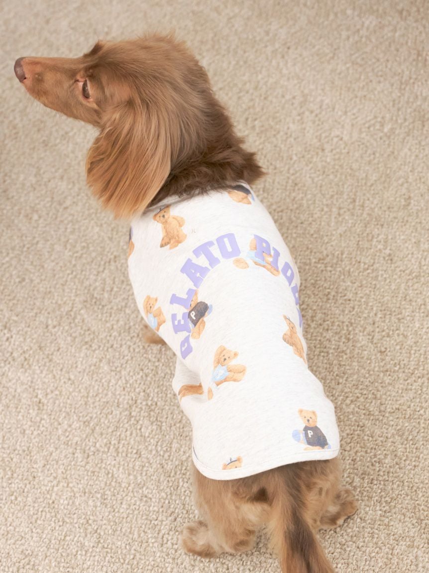gelato pique（ジェラートピケ）【CAT&DOG】【販路限定商品】スポーティーベア柄カットソープルオーバー｜全2色