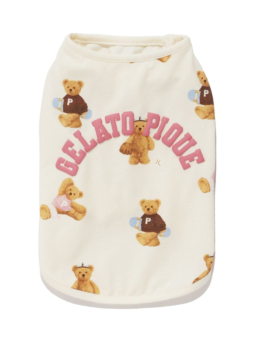 gelato pique（ジェラートピケ）【CAT&DOG】【販路限定商品】スポーティーベア柄カットソープルオーバー｜全2色