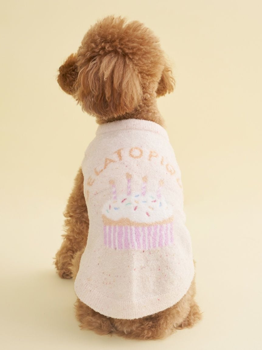 gelato pique（ジェラートピケ）【CAT&DOG】【販路限定商品】スムーズィーカップケーキジャガードプルオーバー｜全3色