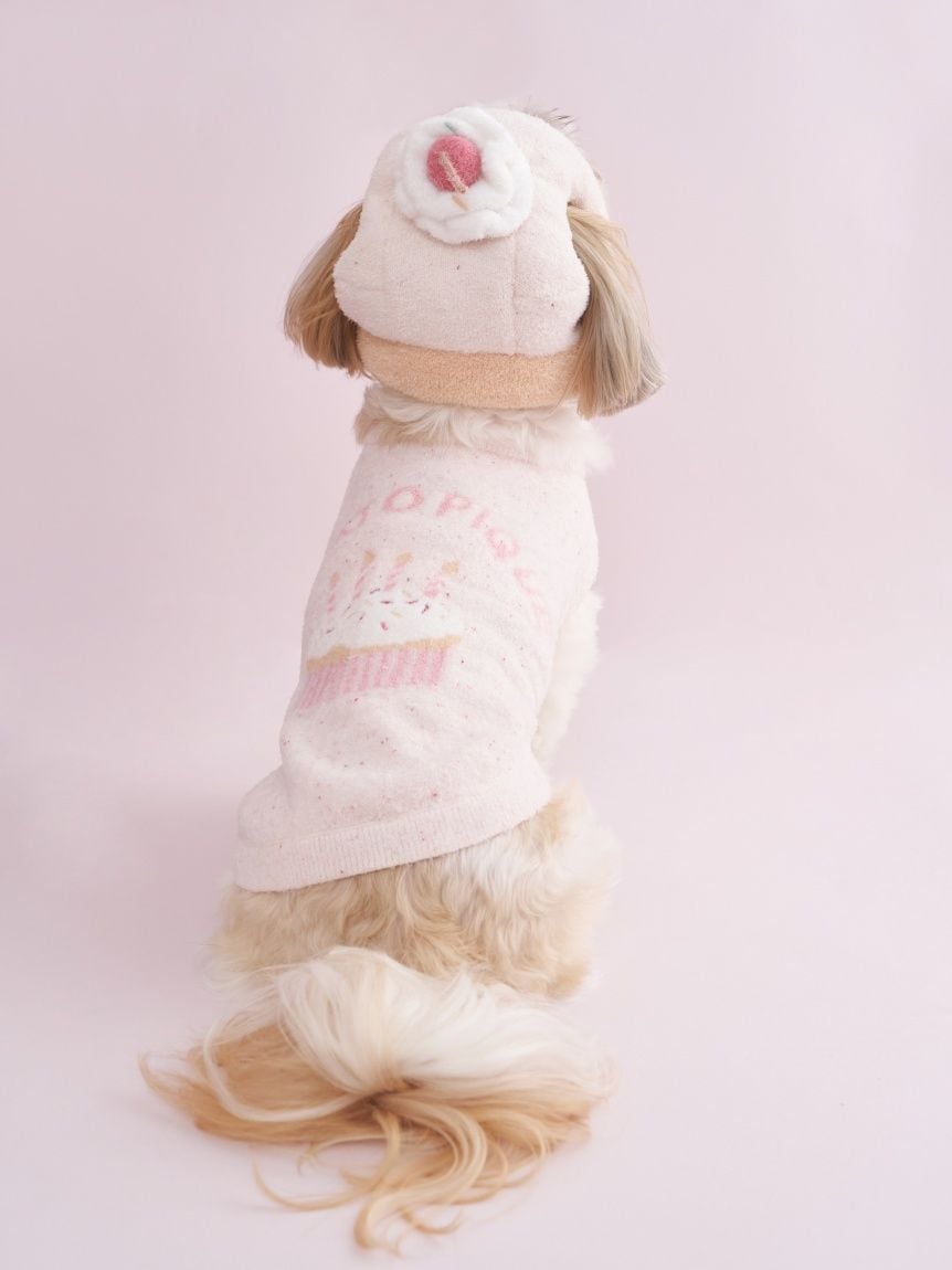 gelato pique（ジェラートピケ）【CAT&DOG】【販路限定商品】スムーズィーカップケーキジャガードプルオーバー｜全3色