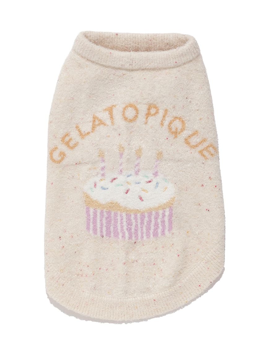 gelato pique（ジェラートピケ）【CAT&DOG】【販路限定商品】スムーズィーカップケーキジャガードプルオーバー｜全3色