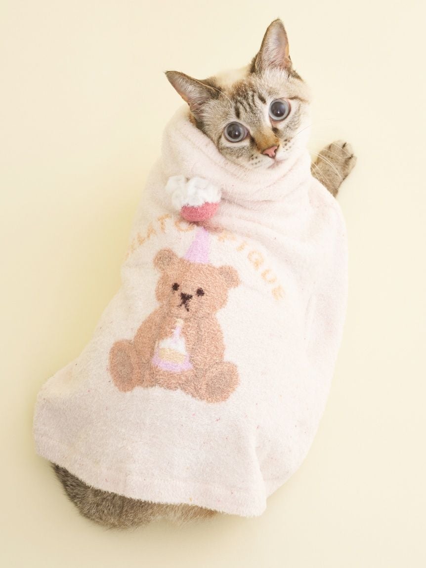 gelato pique（ジェラートピケ）【CAT&DOG】【販路限定商品】【BIRTHDAY】スムーズィーケープ｜全3色