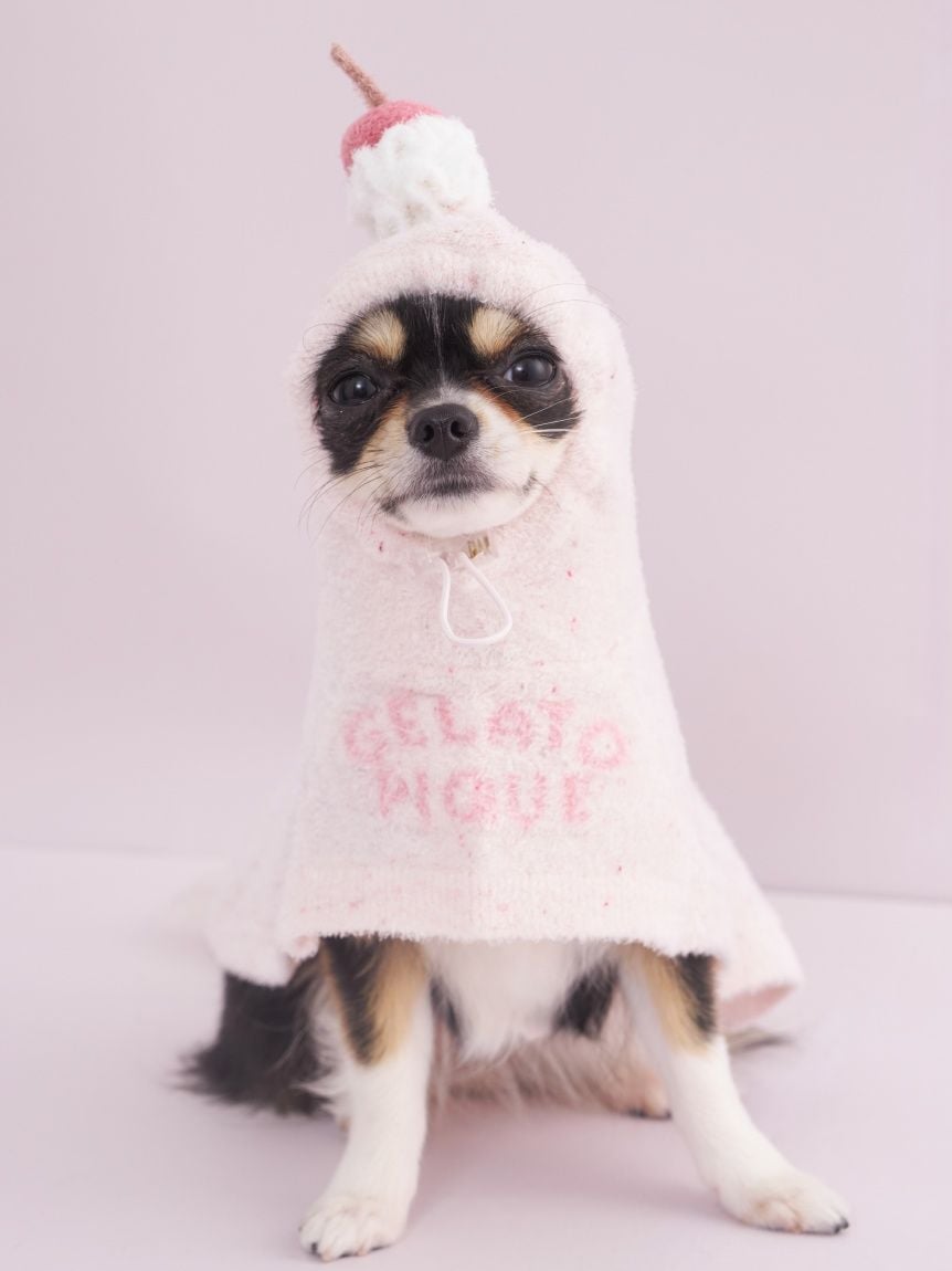 gelato pique（ジェラートピケ）【CAT&DOG】【販路限定商品】【BIRTHDAY】スムーズィーケープ｜全3色