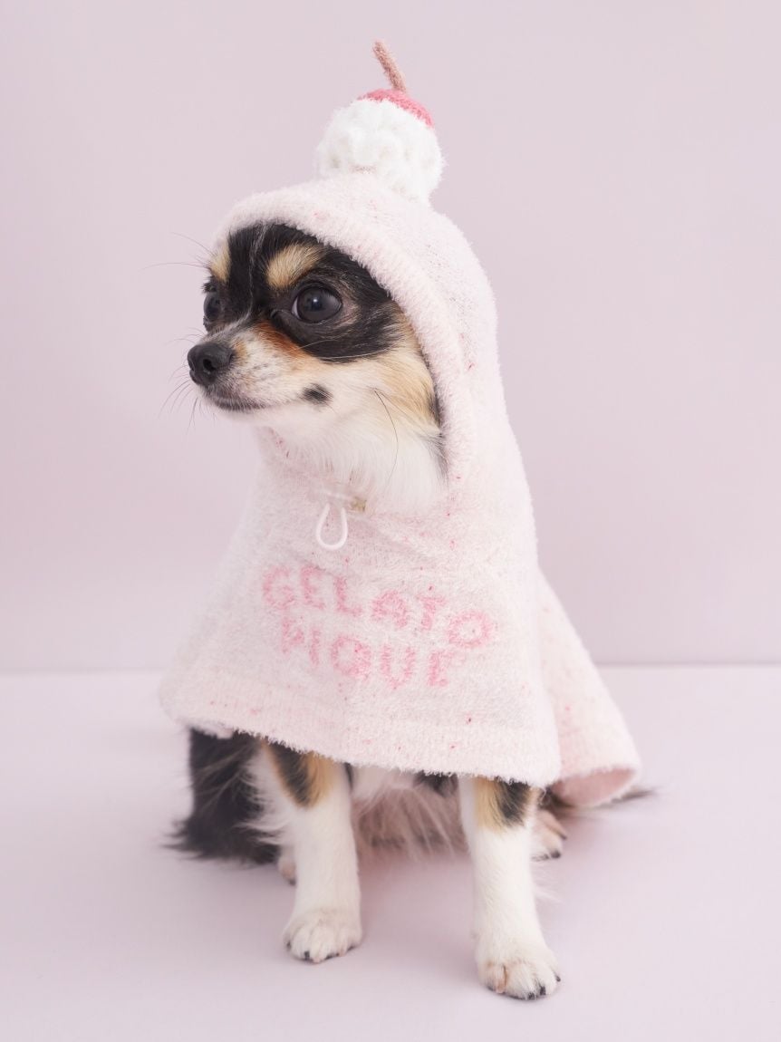 gelato pique（ジェラートピケ）【CAT&DOG】【販路限定商品】【BIRTHDAY】スムーズィーケープ｜全3色