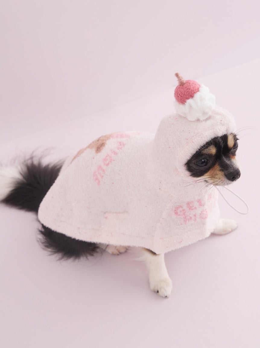 gelato pique（ジェラートピケ）【CAT&DOG】【販路限定商品】【BIRTHDAY】スムーズィーケープ｜全3色