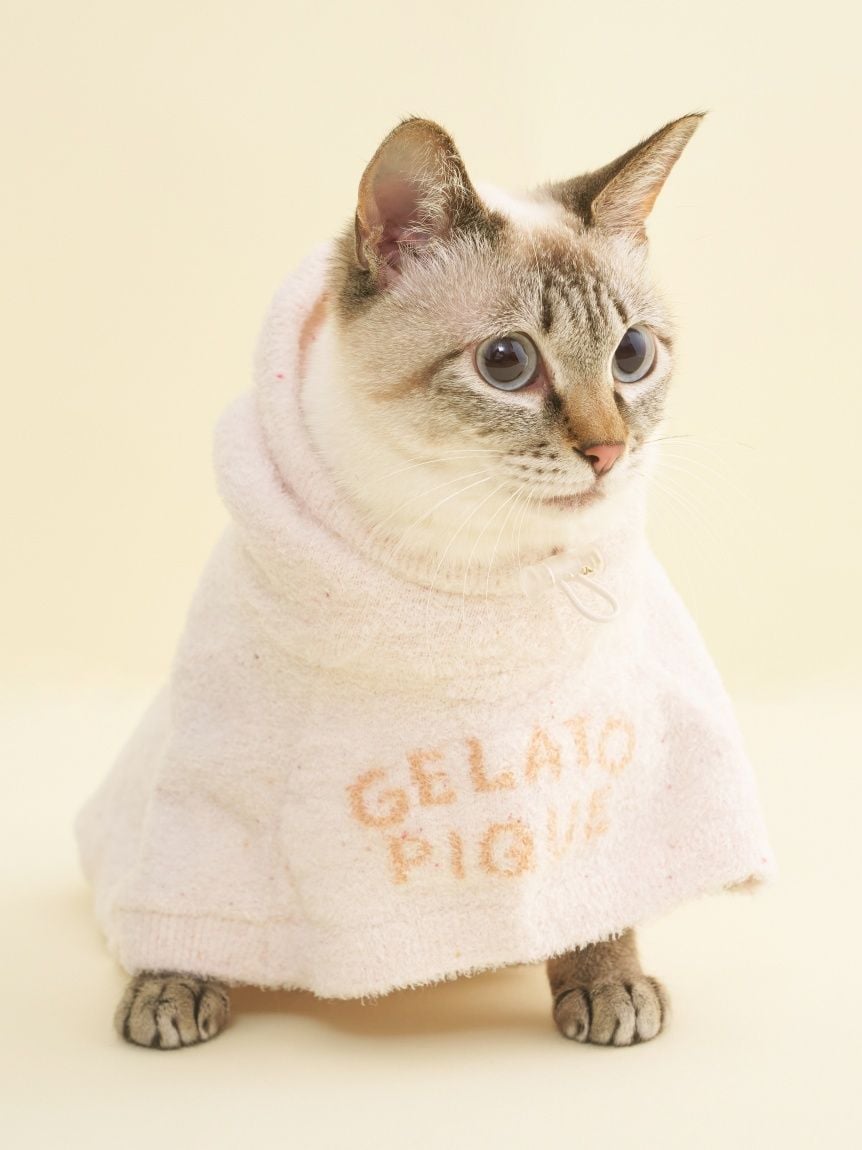 gelato pique（ジェラートピケ）【CAT&DOG】【販路限定商品】【BIRTHDAY】スムーズィーケープ｜全3色