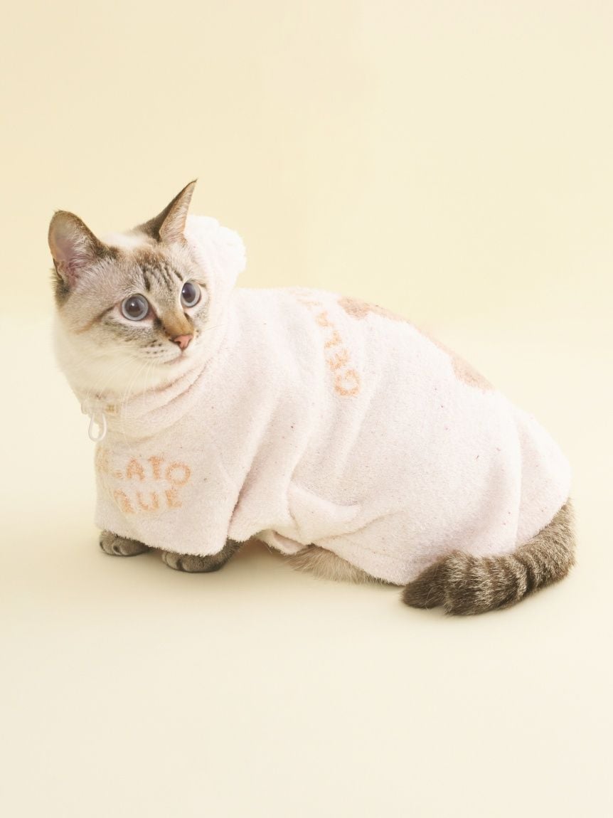 gelato pique（ジェラートピケ）【CAT&DOG】【販路限定商品】【BIRTHDAY】スムーズィーケープ｜全3色