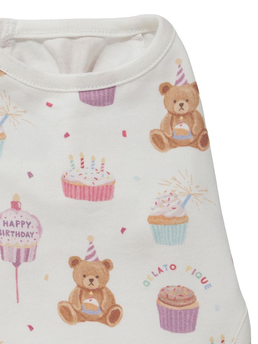 gelato pique（ジェラートピケ）【CAT&DOG】【販路限定商品】【BIRTHDAY】バースデー柄プルオーバー