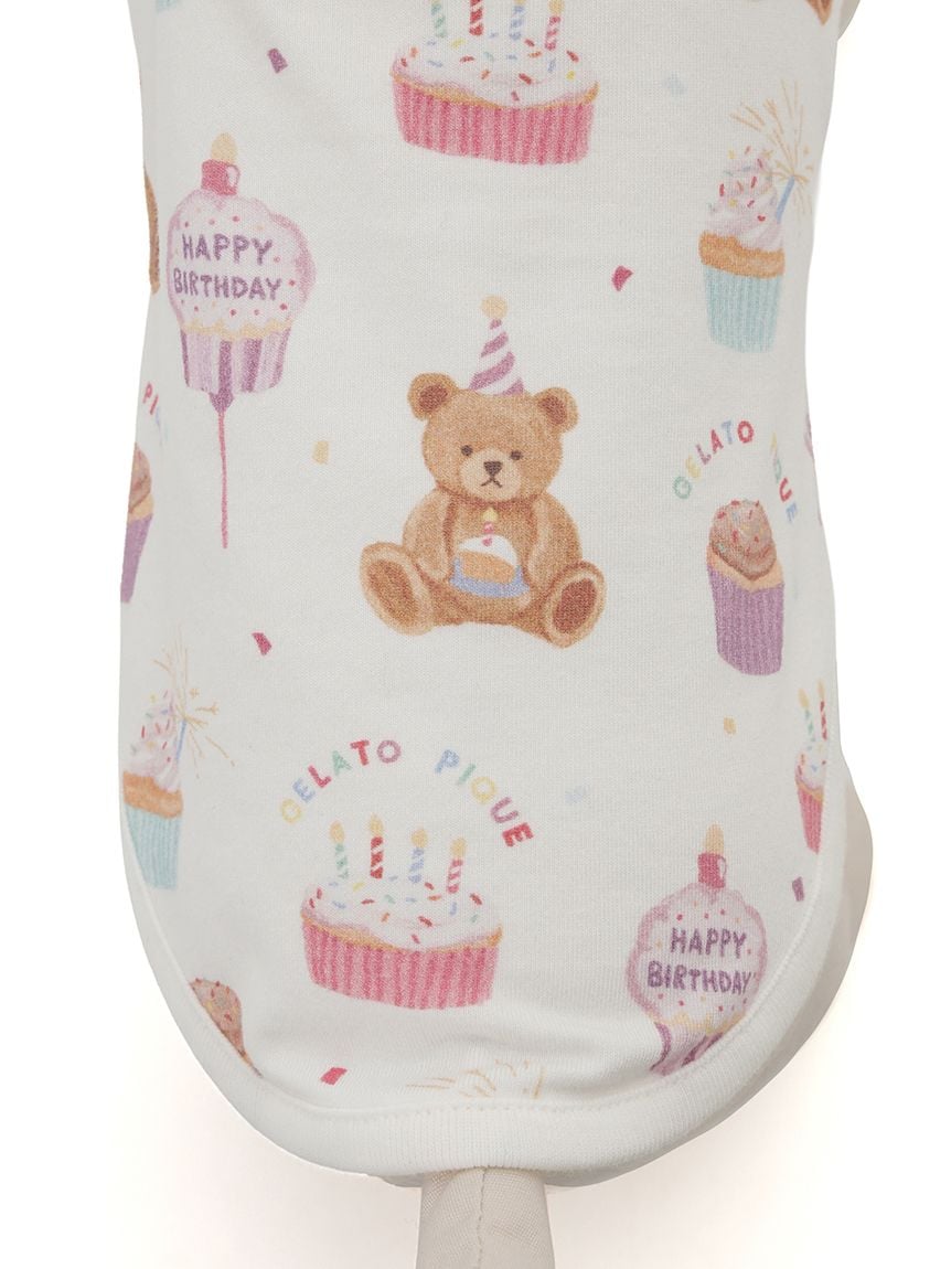 gelato pique（ジェラートピケ）【CAT&DOG】【販路限定商品】【BIRTHDAY】バースデー柄プルオーバー