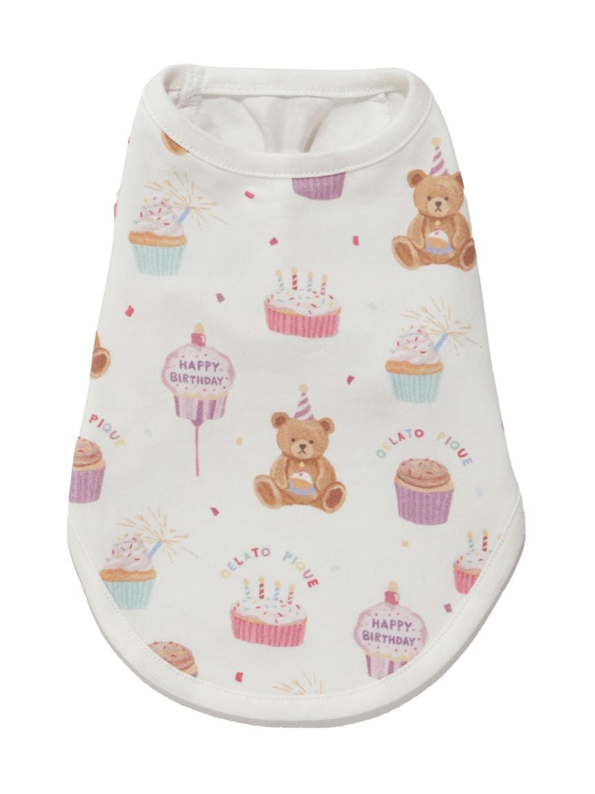 gelato pique（ジェラートピケ）【CAT&DOG】【販路限定商品】【BIRTHDAY】バースデー柄プルオーバー