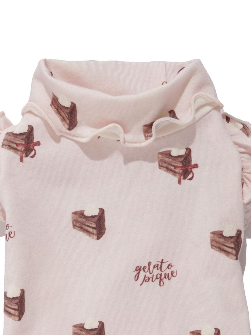 gelato pique（ジェラートピケ）【CAT&DOG】【販路限定商品】オータムケーキ柄プルオーバー｜全3色