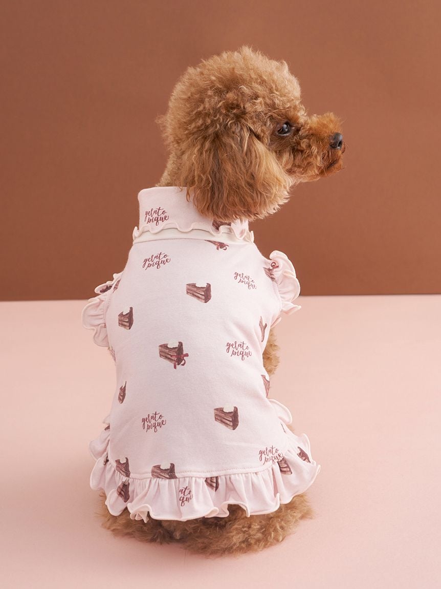 gelato pique（ジェラートピケ）【CAT&DOG】【販路限定商品】オータムケーキ柄プルオーバー｜全3色
