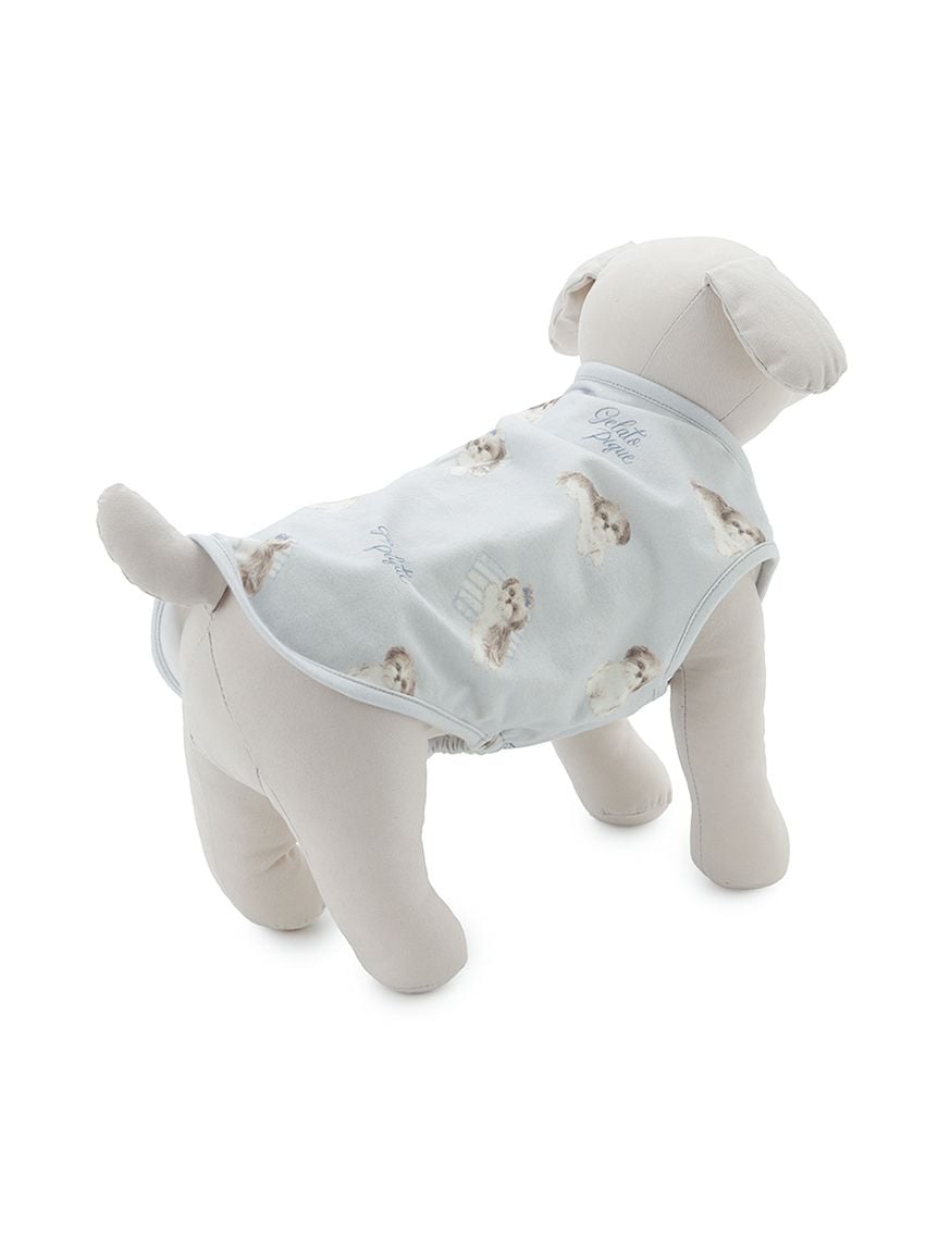 gelato pique（ジェラートピケ）【CAT&DOG】【販路限定商品】シーズー柄プルオーバー ｜全2色