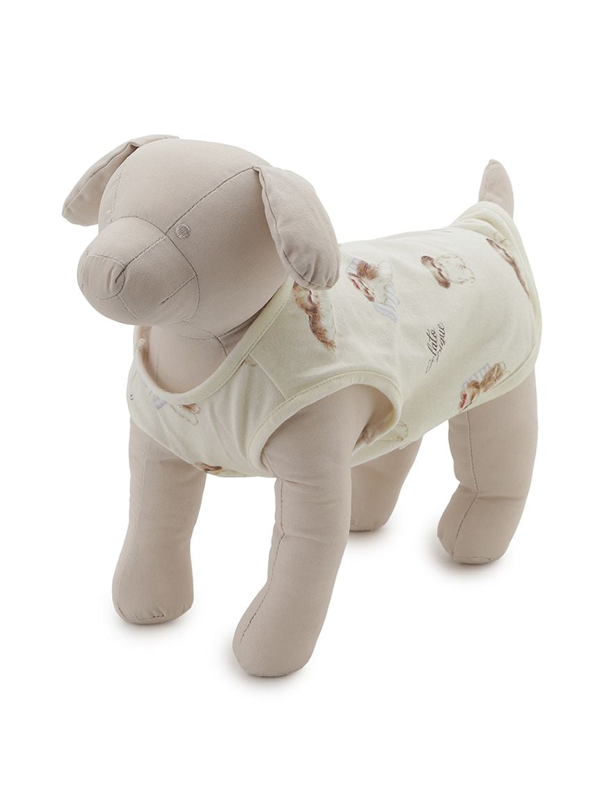 gelato pique（ジェラートピケ）【CAT&DOG】【販路限定商品】シーズー柄プルオーバー ｜全2色