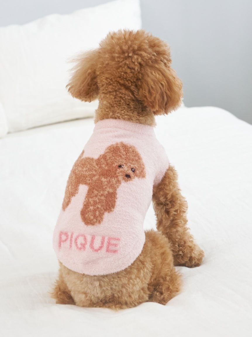 gelato pique（ジェラートピケ）【CAT&DOG】【販路限定商品】スムーズィートイプードル柄JQDプルオーバー｜全4色