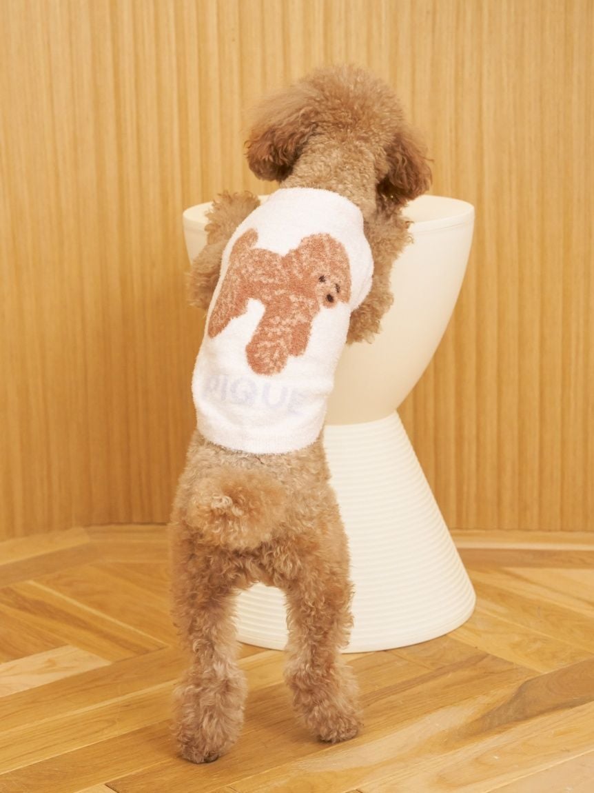 gelato pique（ジェラートピケ）【CAT&DOG】【販路限定商品】スムーズィートイプードル柄JQDプルオーバー｜全4色