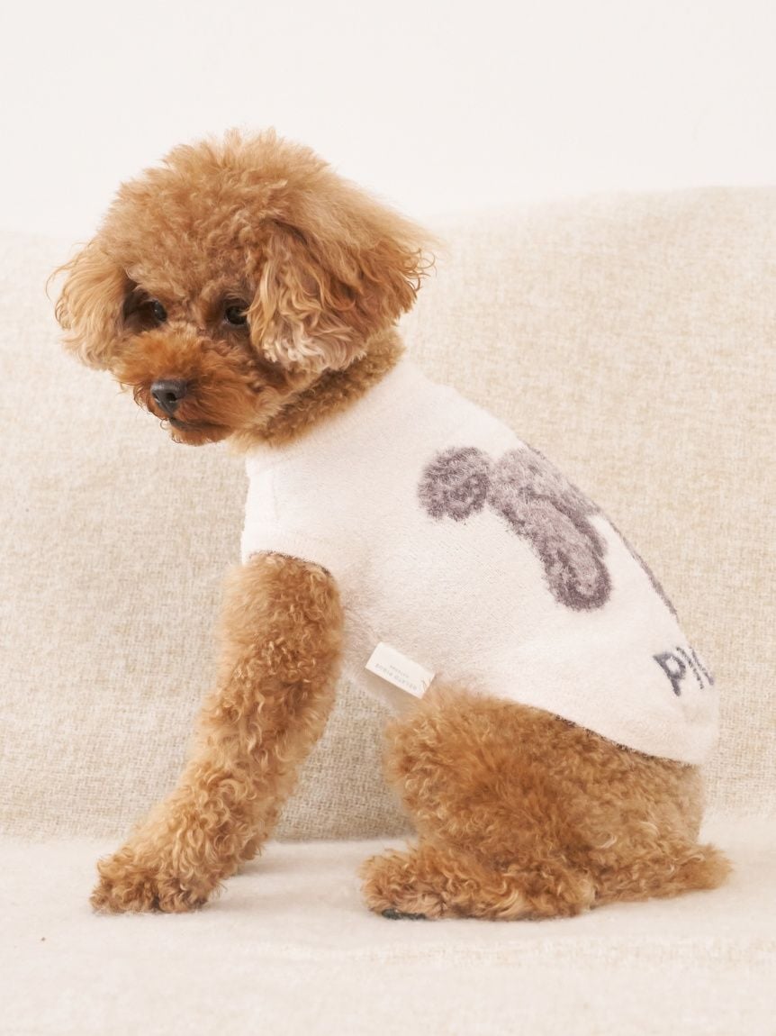 gelato pique（ジェラートピケ）【CAT&DOG】【販路限定商品】スムーズィートイプードル柄JQDプルオーバー｜全4色